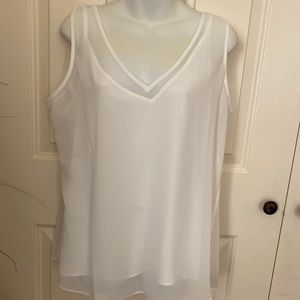 Sheer material blouse